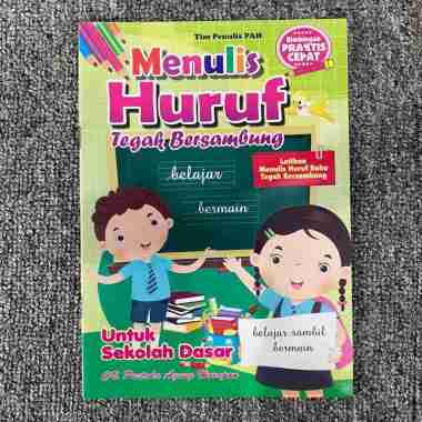 Buku lancar membaca tanpa mengeja buku paud belajar membaca Mnulis tegak sambung