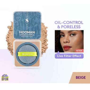 Somethinc Hooman Under Control Hd Blur Loose Powder Beige