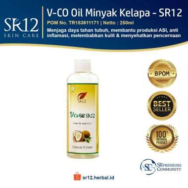Imun Booster . VCO Minyak Kelapa Murni SR12 . Vico Virgin Coconut Oil SR 12 250 ml