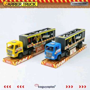 Mainan anak mainan mobil truck tronton pengangkut bermesin friction