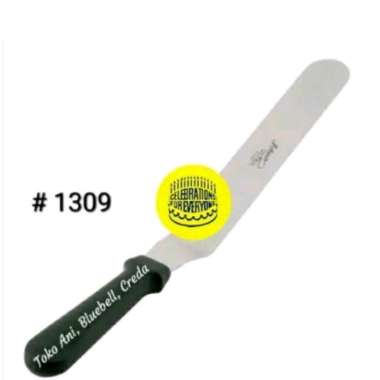 Ateco Icing Spatula Offset Ultra / Angled Blade 10 Inch / Spatula Bengkok Gagang Fibrox ( 1309 )