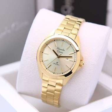 jam tangan alexandre christie ac1015 / ac 1015 gold original