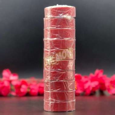 Isolasi Listrik PVC/ Electrical Tape Hitam/ Warna Goldtape Merah