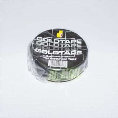 Isolasi Listrik PVC/ Electrical Tape Hitam/ Warna Goldtape Hitam