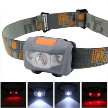 Headlamp Flashlight Waterproof IPX-6 - Lampu LED Senter Kepala - Lampu Helm LED Headlamp