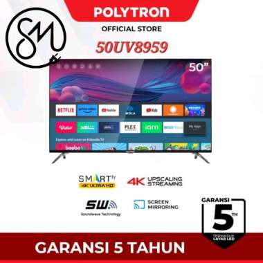LED TV Polytron PLD 50UV8959 Smart 4K UHD 50 inc inch Digital