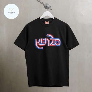 KENZO Graffiti Red Blue Tshirt in Black (unisex) - 100% Authentic M