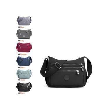 Goto Gabbie Sling Bag Tas Bahu Selempang Wanita Casual Kekinian GREY