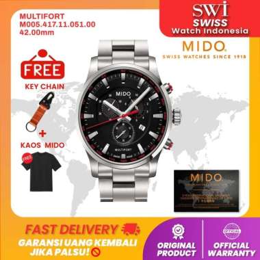 Jam Tangan Pria Mido M005.417.11.051.00 Multifort Analog