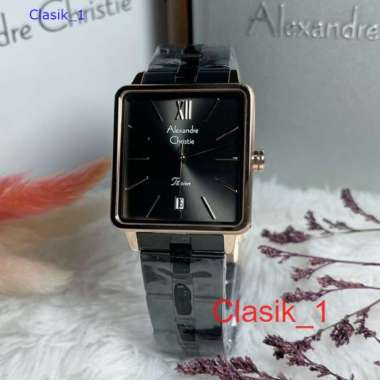 Original 100%!! Alexandre Christie Wanita AC 2878 AC2878 Rosegold Black Garansi Resmi 1 Tahun