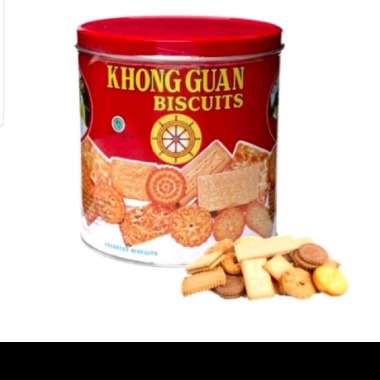 Khong Guan biskuit kaleng lebaran besar