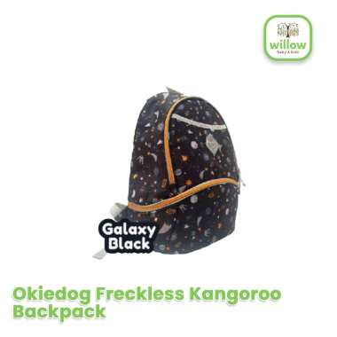 Diaper Bag - Okiedog Freckless Kangoroo Backpack Galaxy Black