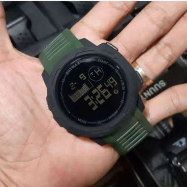 Jam Tangan Pria Original Skymax 2021 Digital Strap Rubber Anti Air 30 Meter Ar