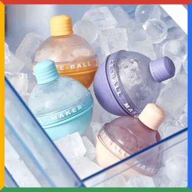 SESERN Cetakan Es Batu Bulat Light Bulb Silicone Ice Mold Large GJ2980 Cetakan Bulat Kecil Batu Tutu
