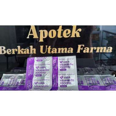 Vira Vit D3 1000 Strip @6Kapsul
