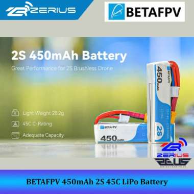 Terbaru Betafpv 2S 450Mah 45C Lipo Battery For Pavo Pico, Betafpv 450Mah 2S Promo
