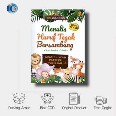 Fun Learning Menulis Huruf Tegak Bersambung Usia TK & SD