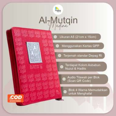 Al Quran/Alquran Hafalan/Hapalan Mutqin Madinah Utsmani Terjemah A5