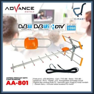 Antena TV Digital ADVANCE AA-801 Outdoor UHF Anti Karat