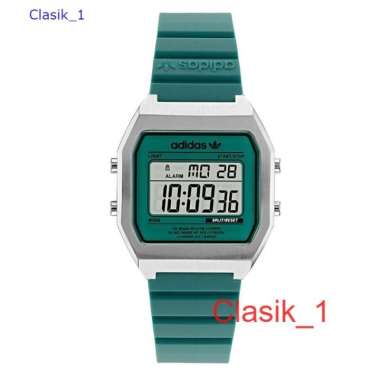 Original 100%!! Adidas AOST22076 TWO Jam Tangan Unisex Green Vintage Garansi Resmi 1 Tahun