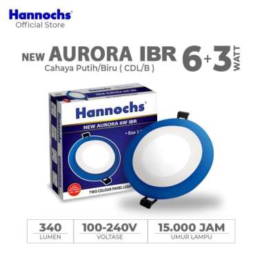 Lampu Downlight LED Hannochs Aurora 6W Decorative 2 warna Tanam plafon