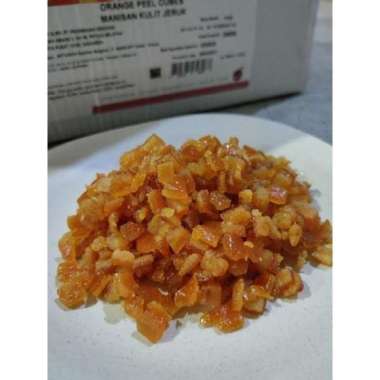 ORANGE PEEL, MANISAN KULIT JERUK/SUKADE JERUK ECERAN 250GR U CAMPURAN