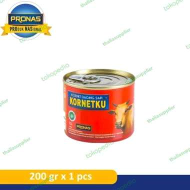PRONAS KORNETKU KORNET/DAGING SAPI GILING 200GR KALENG BULAT
