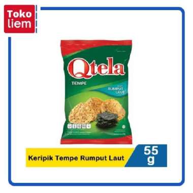 Qtela Keripik Tempe Rumput Laut 55G