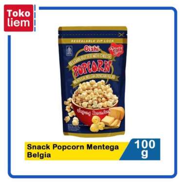 Oishi Snack Popcorn Mentega Belgia 100G