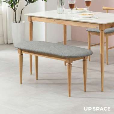 Eden Bench / Bangku Kayu / Wooden Bench / Bangku Kayu Scandi Minimalis Light Brown
