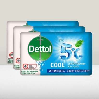 Detol - Sabun detol antibacterial Lasting fresh bar soap