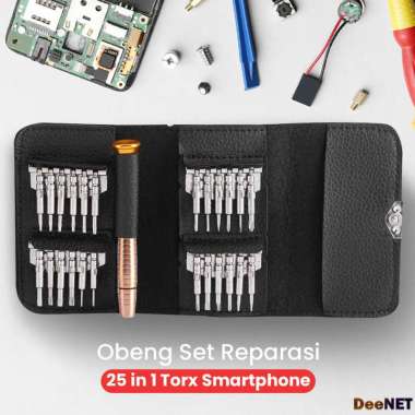 Obeng Set Reparasi 25 in 1 Torx Smartphone