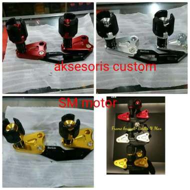 frame slider knalpot/jalu knalpot nmax set bahan cnc anti karat