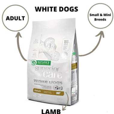 Nature Protection Superior Care White Dog Lamb 1.5Kg