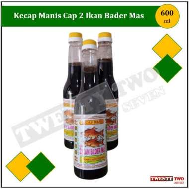 Kecap Manis 2 Ikan Bader 600 ml
