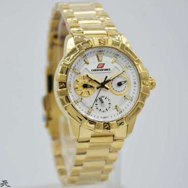 Jam Tangan Wanita Chronoforce CF 2566LG Original
