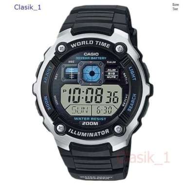 Original 100%!! CASIO AE-2000W-1AVDF - Jam Tangan Pria Digital