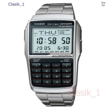 Original 100%!! CASIO DBC-32D-1ADF - Jam Tangan Pria Kalkulator Silver