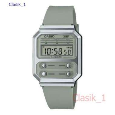 Original 100%!! CASIO A100WEF-3ADF Jam Tangan Unisex Digital