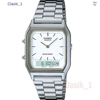 Original 100%!! CJF- CASIO AQ-230A-7DMQ - Jam Tangan Unisex