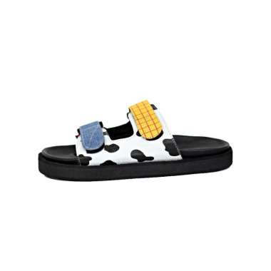 Sandal WANITA WOODY ban 2 sol tebal rainbow 39 Woody