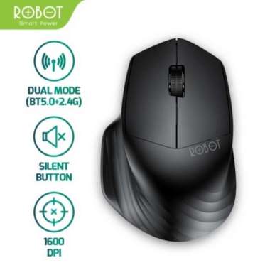 Robot M350 Mouse Bluetooth Wireless 2.4G Multi Mode Silent Mouse