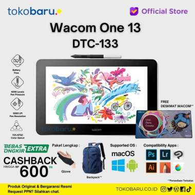 Wacom one display / cintiq one / wacom ceres 13 full HD / DTC 133 PaketBonus