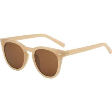 Guten Inc - Kacamata Hitam Sunglasses Frame Tebal Vintage Mode 3504 PEACH