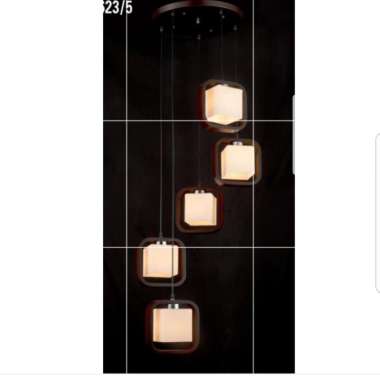 FL 6326 / 5 LAMPU GANTUNG HIAS VOID MINIMALIS ANTIK LAMPU TANGGA