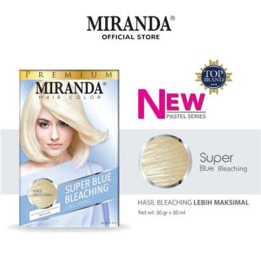 MIRANDA Hair Color Pastel Series | Semir Rambut Warna Pastel 30 ml SUPER DECOLORING