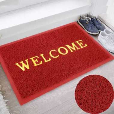 AN - keset kaki welcome keset kami mie/bihun anti slip WELCOME merah