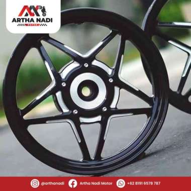 Velg Rossi Orbit Mio Model VND Bintang Hitam Chrome