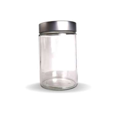 Hermetico Jar Tutup Stainless Putar 750 mL | Toples Kaca | Jar Kaca