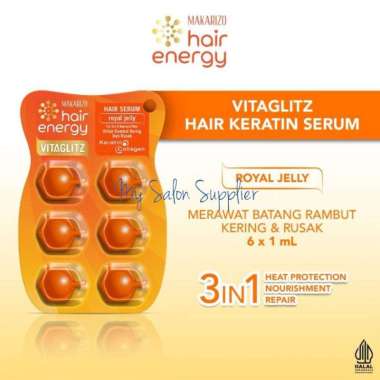Makarizo Hair Energy Hair Keratin Serum Vitaglitz ROYAL JELLY